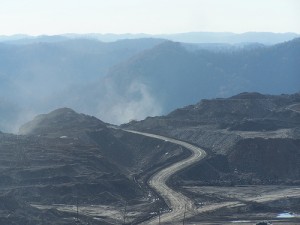 Mountaintop removal mine