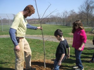 Elks Run Tree Planting at T. A. Lowery